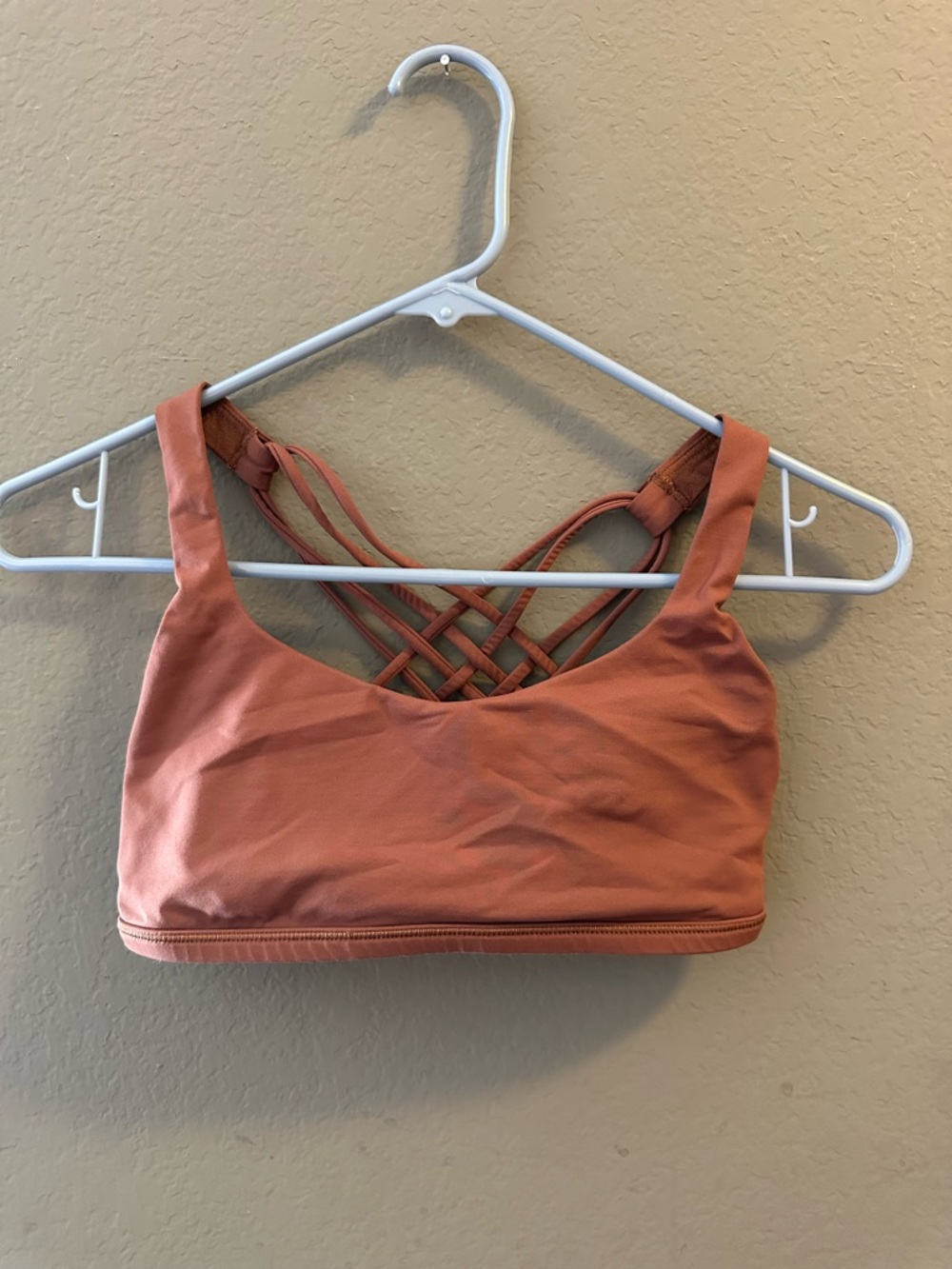 Lululemon Free To Be Wild Sports Bra Size 4 Brown